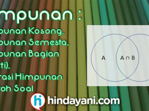 Detail Contoh Soal Himpunan Kosong Koleksi Nomer 4