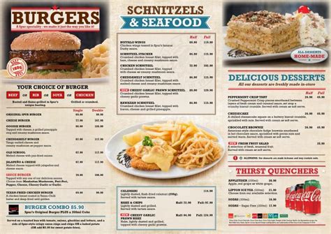 Spur Steak Ranches Menu Prices And Specials