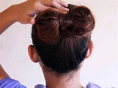 How To Make A Hair Bun Bow