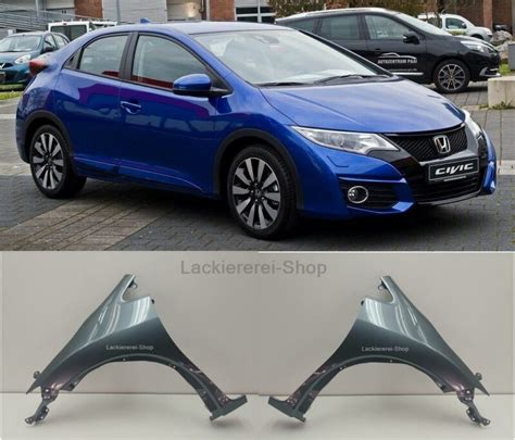 Kotfl Gel Vorne L R Lackiert In Wunschfarbe Neu F R Honda Civic