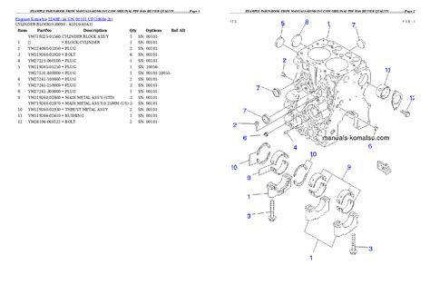 2d68e 3a Sn 00101 Up Partsbook Manuals Shop Repair Operation Partsbooks