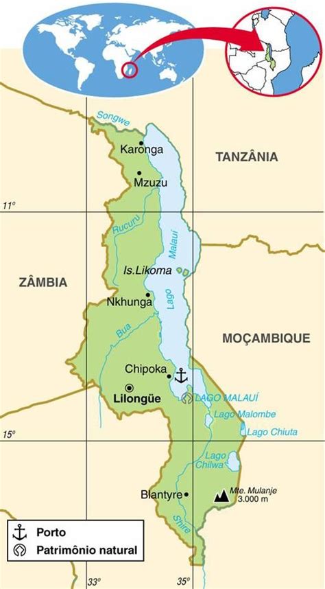 Malawi Aspectos Geográficos e Socioeconômicos do Malawi Geografia