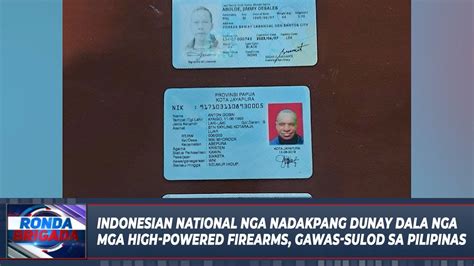 Indonesian National Nga Nadakpang Dunay Dala Nga Mga High Powered