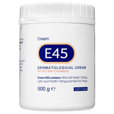 E45 Skin Care Crm Tube 500g