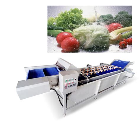 Ozone Vegetable Fruit Washing Machine 3T H With Bubble Veg Cleaning Machine