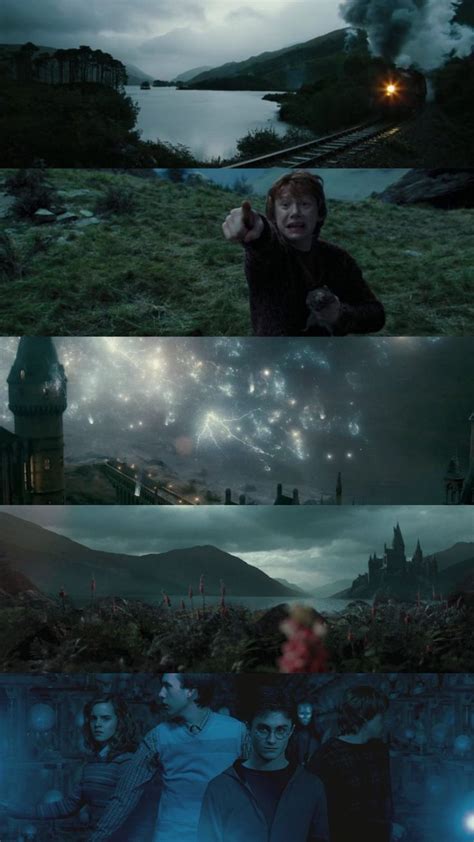 Various Harry Potter Scenes Cinematic Photography Cinematography