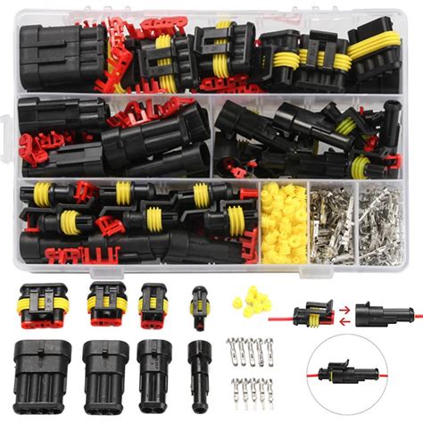 352pcs 1 2 3 4 Pin Car Electrical Wire Connector Harness Adapter Wiring Harness Car Auto Wire