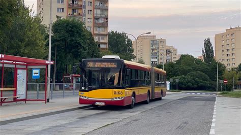 Solaris Urbino 18 III 8168 MZA Warszawa Linia 501 YouTube