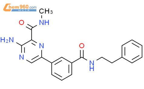 625460 38 0 Pyrazinecarboxamide 3 Amino N Methyl 6 3 2 Phenylethyl