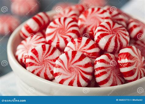 Sweet Red And White Peppermint Candy Stock Photo - Image: 46823773