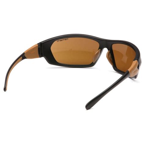 Carhartt Carbondale Safety Glasses Black Frames And Bronze Lens Chb218