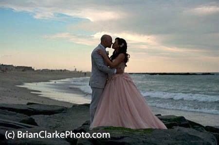 Beach Wedding In Vera Wang White