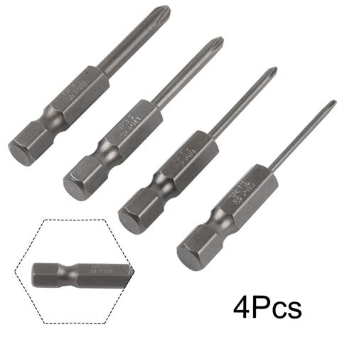 Magnetic Alloy Steel Cross Screwdriver Bits Set Pcs Mm Ph Ph Ph