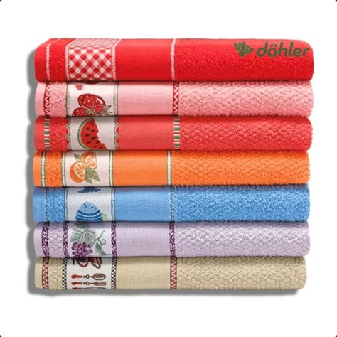 Kit 10 Panos De Prato Copa Picnic Dolher Bordar Jacquard Parcelamento