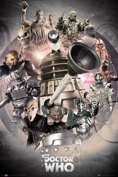 Poster DOCTOR WHO - enemies | Wall Art | 3+1 FREE | Europosters