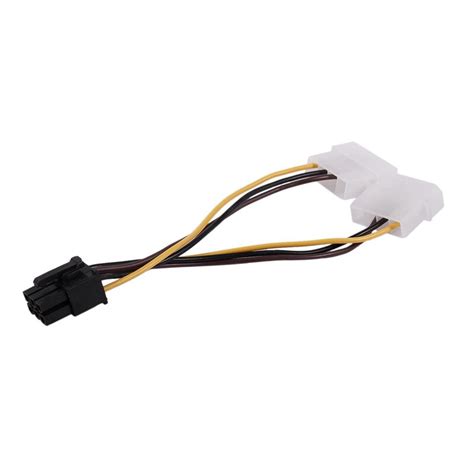 Een Dual Pin Molex Ide Naar Pin Pci E Grafisch Grandado