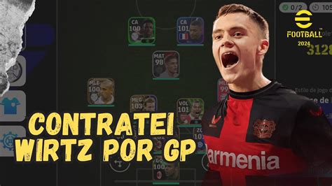 Contrarei Wirtz Por Gp De Infiltra O Muito Bom No Efootball