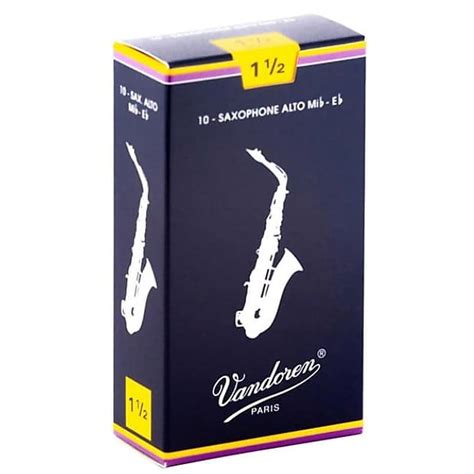 Vandoren Alto Sax Traditional Reeds Strength Pack Reverb