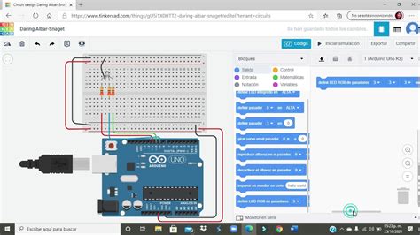 TINKERCAD Controlando Un LED RGB De Varios Colores YouTube