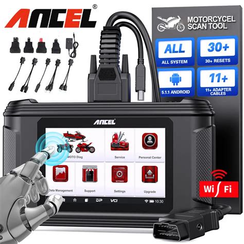 Ancel Mt Motorcycle All System Diagnostic Scan Tool Obd