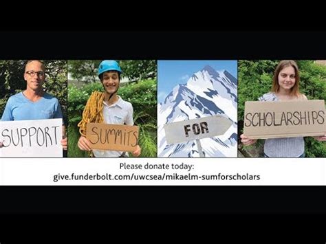 Summits for Scholarships - support Mikael Morn’s mountain challenge and ...