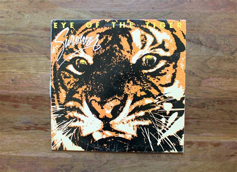 Survivor Eye Of The Tiger Álbum De Vinilo Vintage Etsy