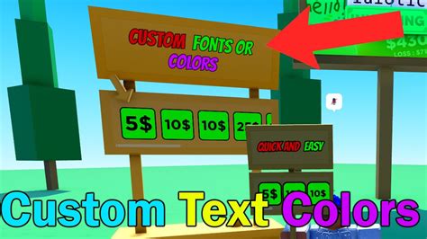 How To Get CUSTOM TEXT COLORS FONTS In Pls Donate NEW EASY