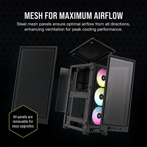 Corsair Icue 2000d Rgb Airflow Mini Itx Pc Case