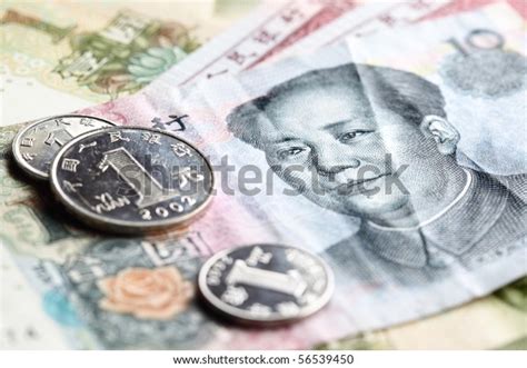 Chinese Yuan Renminbi Banknotes Coins Closeup Stock Photo (Edit Now ...