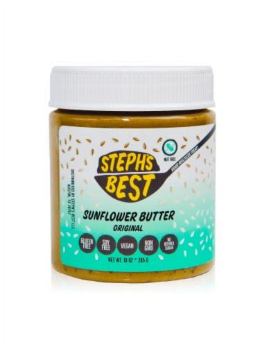 Stephs Best Vegan Sunflower Seed Butter Gluten Free Nut Free Soy