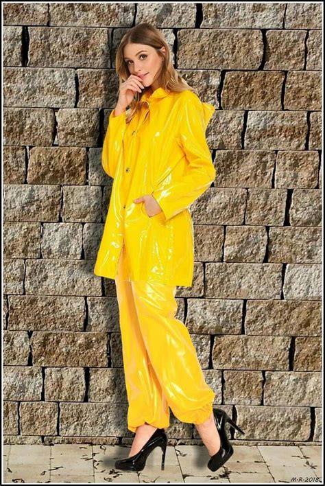 Pin Auf Yellow Rainwear Regenkleidung Lack Kleidung Kleidung