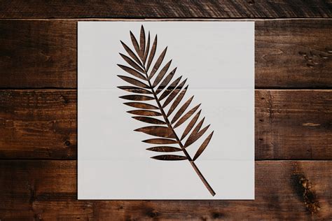 Tropical Fern Leaf Stencil - Art and Wall Stencil - Stencil Giant