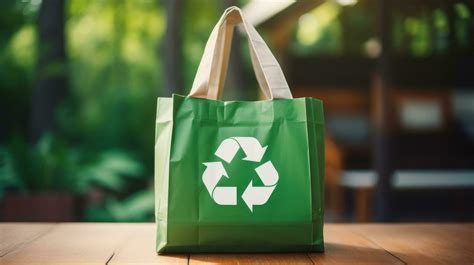 Eco Recycle Bag Background No Plastic Bag Concept Stop Using Disposable Package 25870292