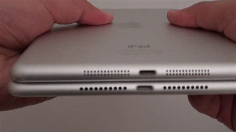 Compare The Size Of Ipad Mini And Ipad Mini 4 Youtube