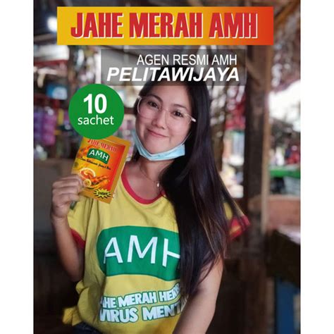 Jual Agen Distributor Jahe Merah AMH Minuman Kesehatan Herbal Halal