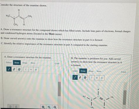 Solved Consider the structure of the enamine shown. A. Draw | Chegg.com