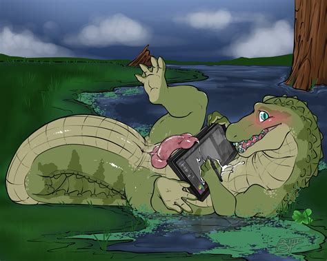 Rule 34 Alligator Alligatorid Animal Genitalia Animal Penis Anthro