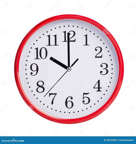 Ten Hours On Round Dial Stock Image Image Of Arrow Timer 38757005