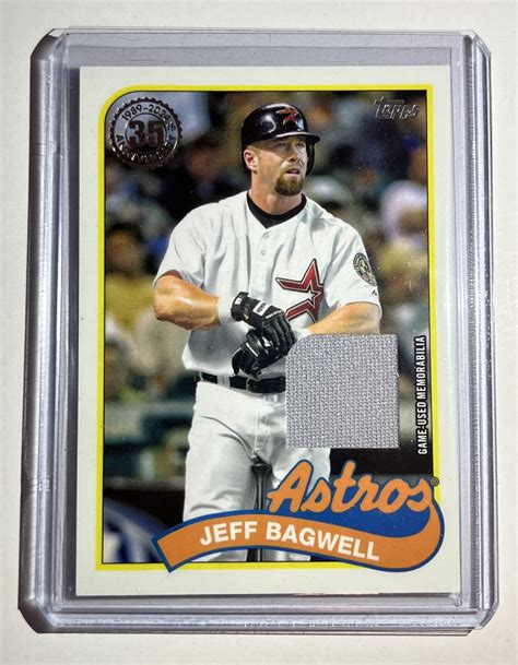 Jeff Bagwell Topps Series Game Used Relic Houston Astros