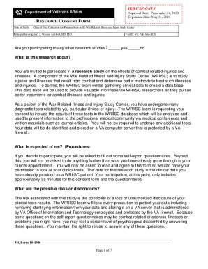 Fillable Online IRB USE ONLY Are You Participating In Any Other Re Fax