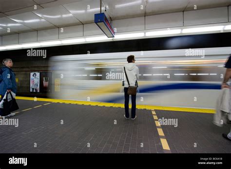 Waterfront station skytrain vancouver Stock Photo - Alamy