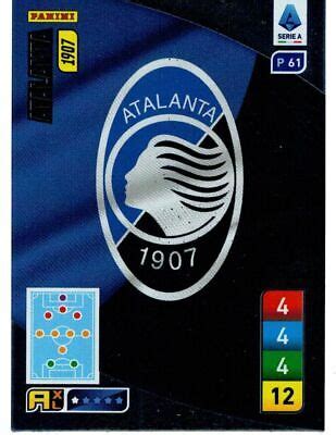 CALCIATORI PANINI ADRENALYN Xl 2022 2023 N 1 Logo Scudetto Atalanta