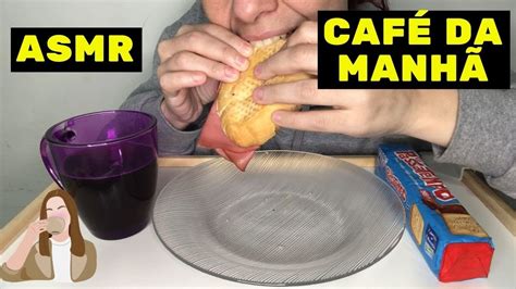 Asmr Comida P O Mortadela Bolacha Passa Tempo E Ch Mate Mukbang