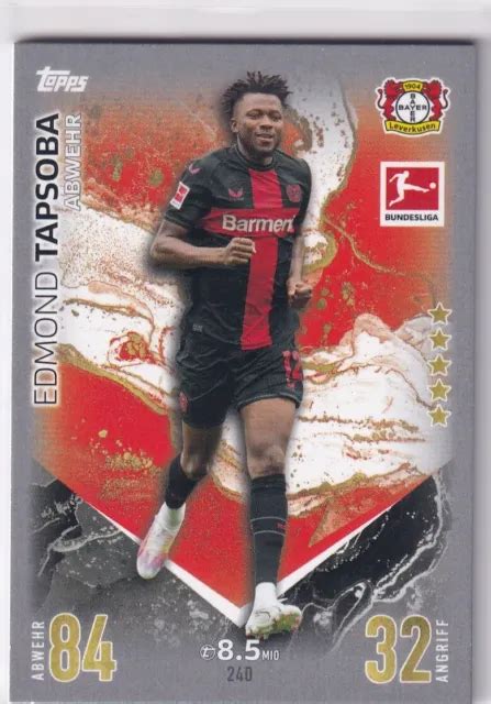 TOPPS 2023 2024 MATCH Attax Bundesliga 23 24 Karte Nr 240 Edmond