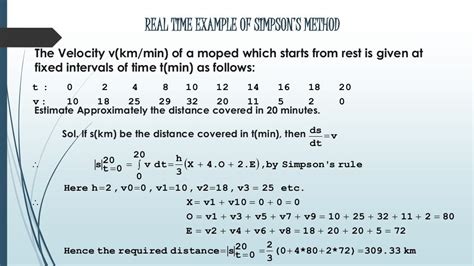 Newton cotes integration method