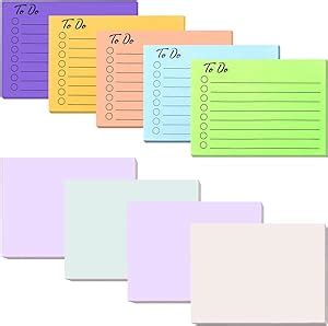 Amazon 650 Sheet To Do List Sticky Notes 9 Pads Sticky Notes