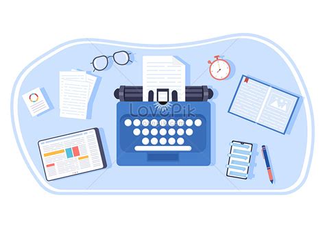 Content writing or journalist vector illustration illustration image ...