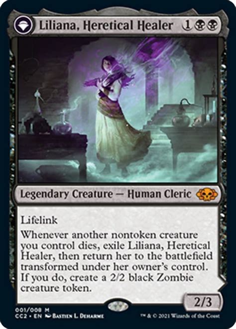 Liliana Heretical Healer Liliana Defiant Necromancer Commander