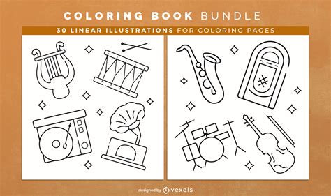 Descarga Vector De Diseño De Páginas De Libros Para Colorear De