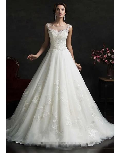 Vestido De Noiva Vintage Lace Cinderella Wedding Dress Ball Gown Sexy